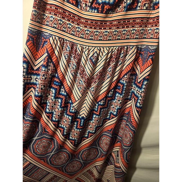 London Times Womens size 12 Dress Sleeveless Maxi Great Print Long Easy Colorful - Picture 3 of 5